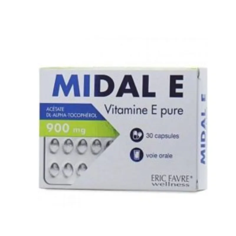ERIC FAVRE Midal E Vitamine E Pure –  | Parasativa Maroc