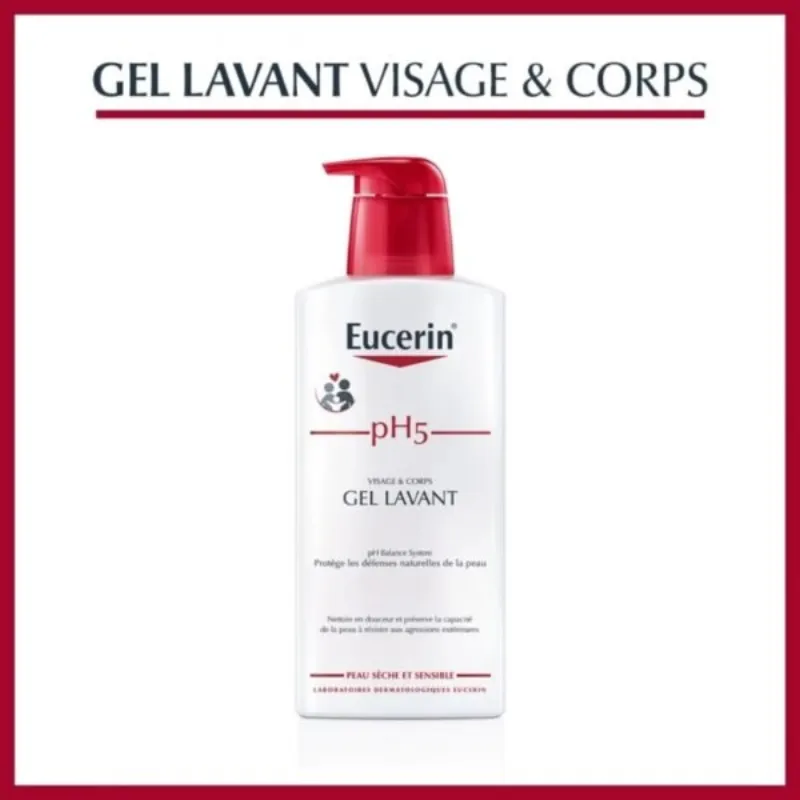 EUCERIN pH5 Gel Lavant – 400 ml –  | Parasativa Maroc