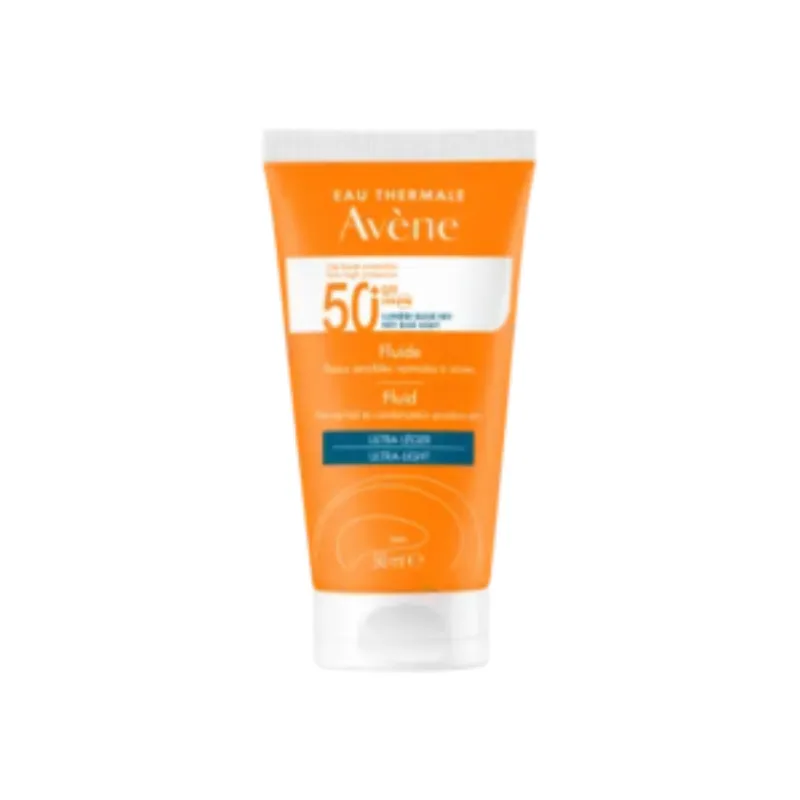 Eau Thermale Avène Solaire Fluide Très Haute Protection – Spf 50+ – 50ml –  | Parasativa Maroc