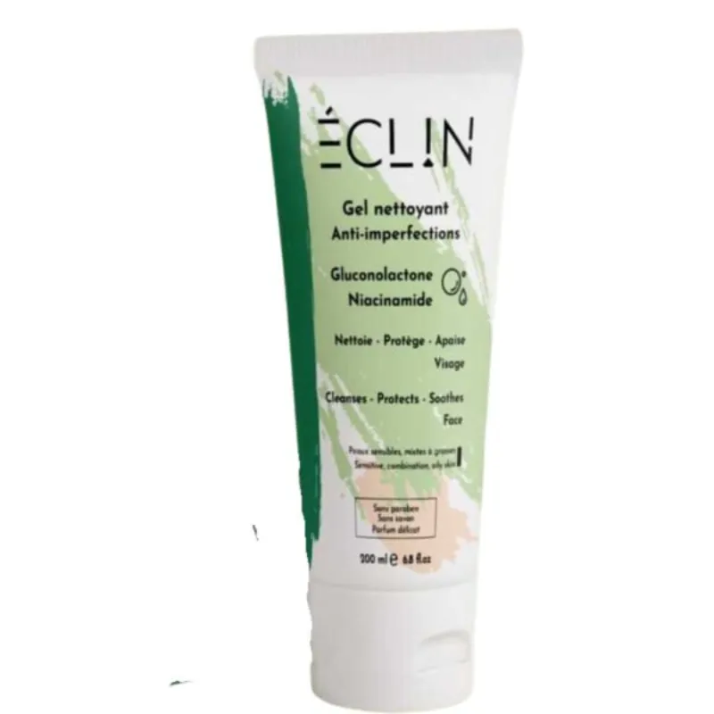 Eclin Gel Nettoyant Anti-inmperfections 200ml –  | Parasativa Maroc