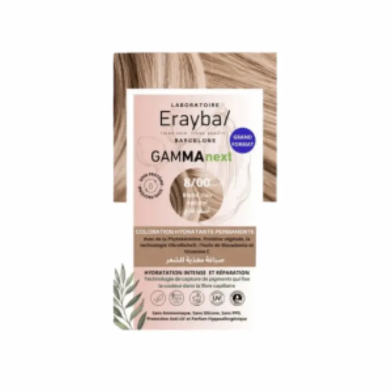 Erayba Gamma Coloration 8/00+ Blond Clair Intense –  | Parasativa Maroc