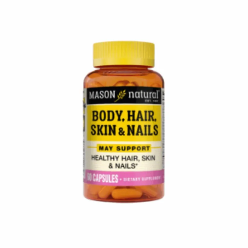 Mason Natural Body Hair Skin And Nails 60 Capsules –  | Parasativa Maroc