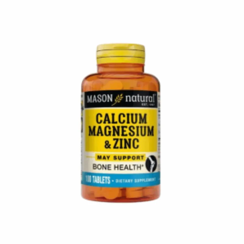 Mason Natural Calcium Magnesium & zinc 100 Tablets 968-100 –  | Parasativa Maroc