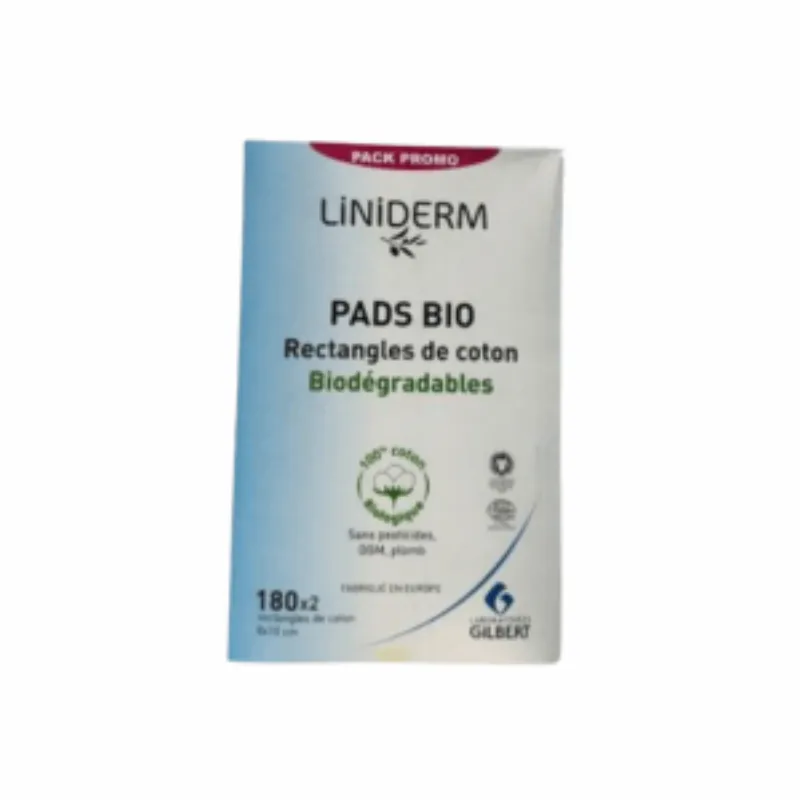 Gilbert liniderm pads bio 180*2 rectangles pack –  | Parasativa Maroc