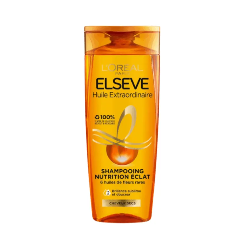 Elseve Huile Extraodinaire shampoing Nutrition eclat 400ml –  | Parasativa Maroc
