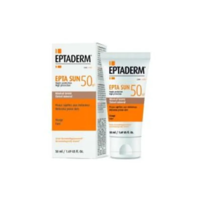 EPTADERM EPTA SUN SPF50+ CREME PHOTOPROTECTIVE 50ML –  | Parasativa Maroc
