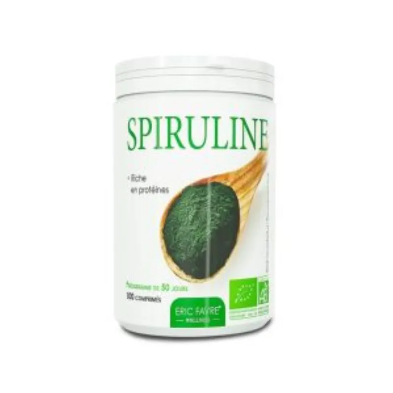 Eric Favre Spiruline 100 Comprimés –  | Parasativa Maroc