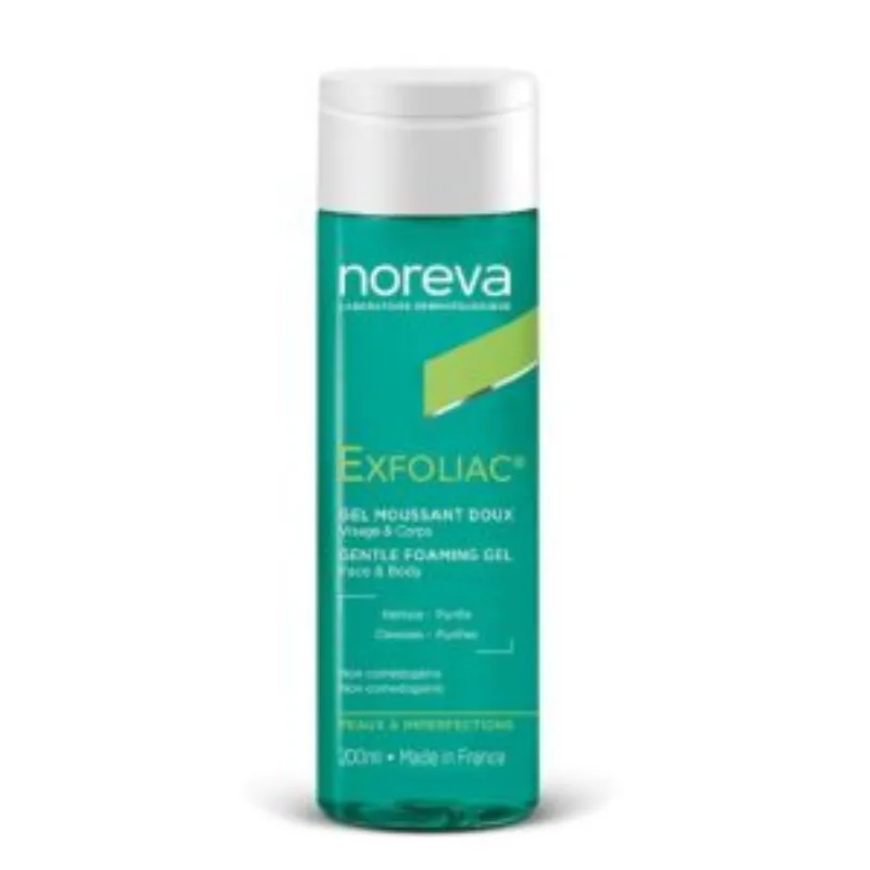 NOREVA EXFOLIAC GEL MOUSSANT DOUX 200ml –  | Parasativa Maroc