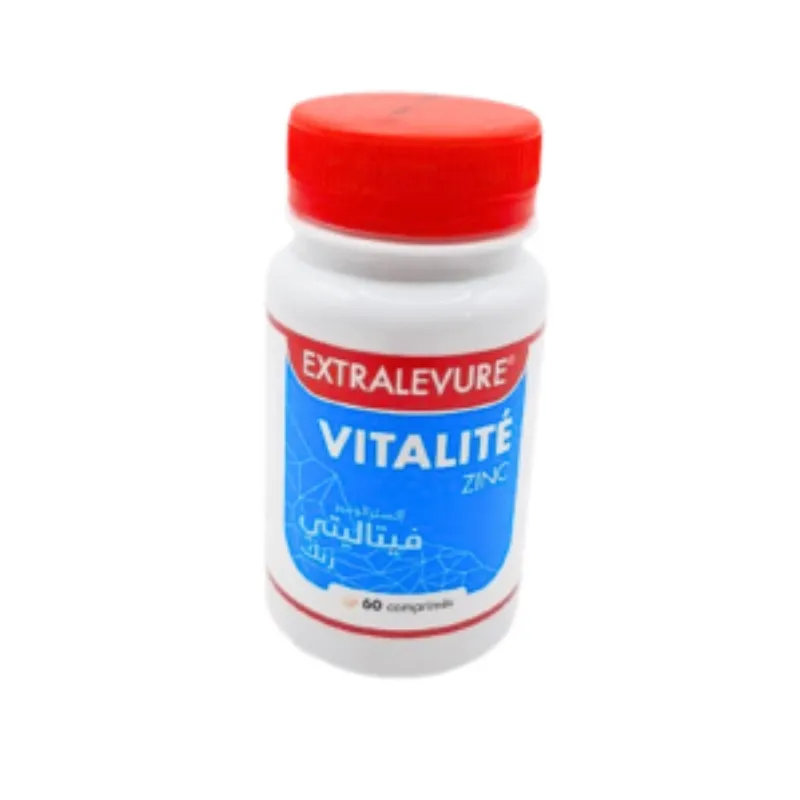 Extralevure Vitalite Zinc 60 Comprime –  | Parasativa Maroc