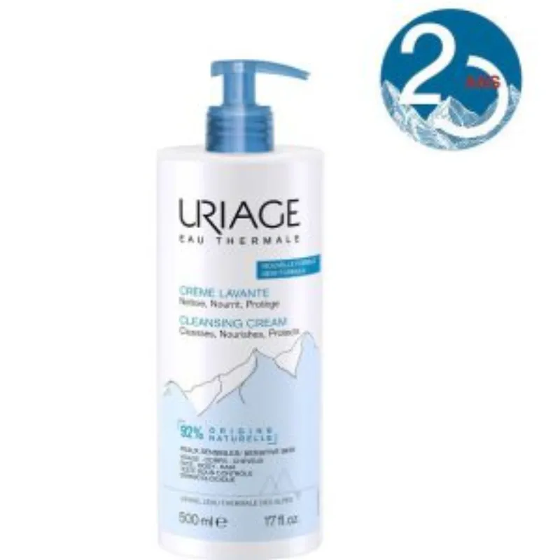 Uriage – Crème Lavante – 500 ml –  | Parasativa Maroc