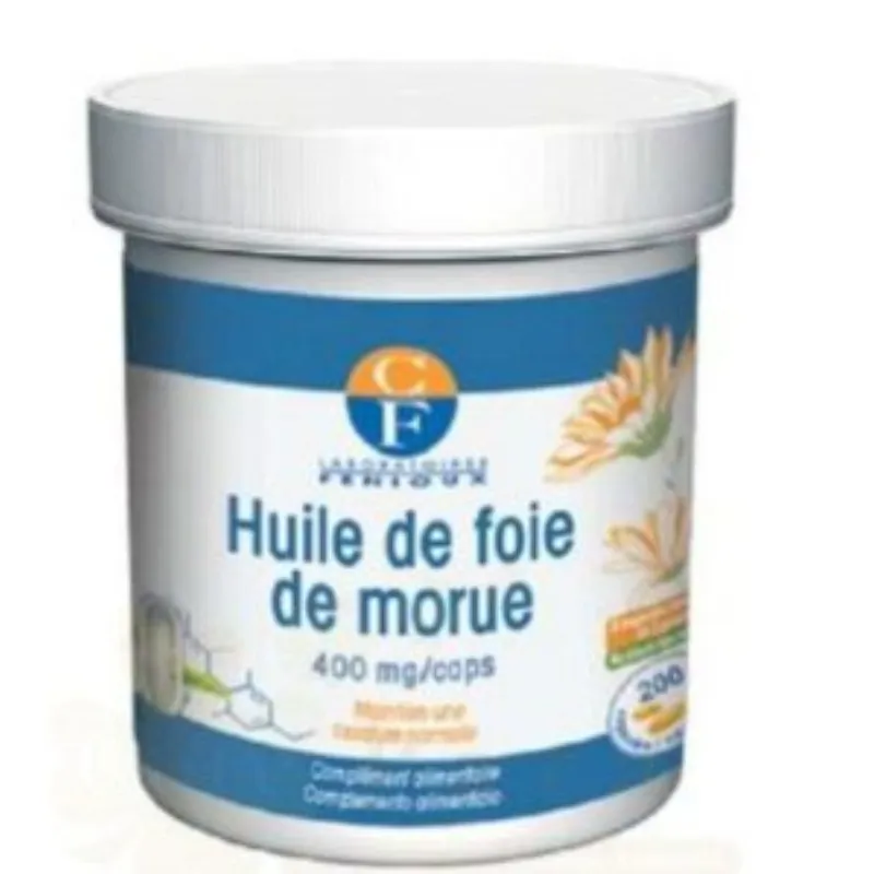 Fenioux Huile de Foie de Morue 400mg 50 Capsules –  | Parasativa Maroc