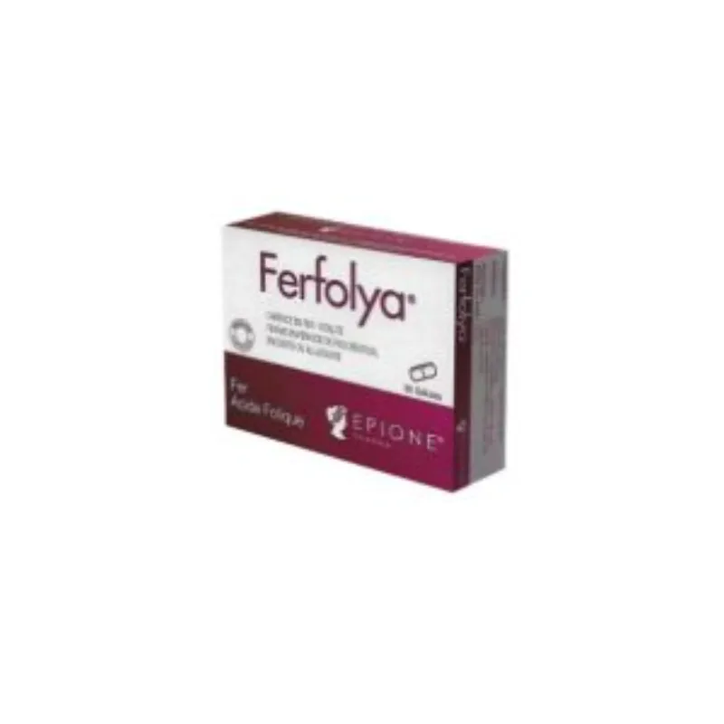 Ferfolya Fer acide folique 30 gelules –  | Parasativa Maroc