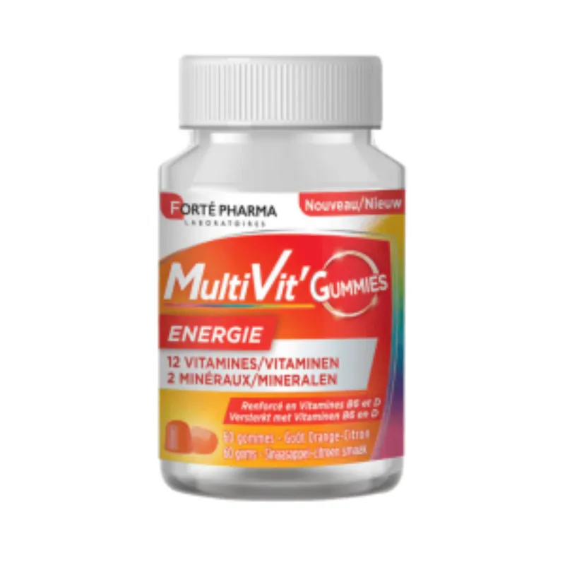 Forte Pharma MultiVit’ Gummies Energie 60gommes –  | Parasativa Maroc