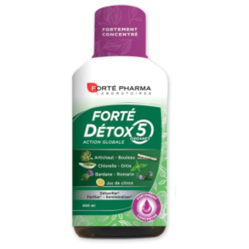 Forte Pharma Forte Detox 5 Organes 500ml –  | Parasativa Maroc
