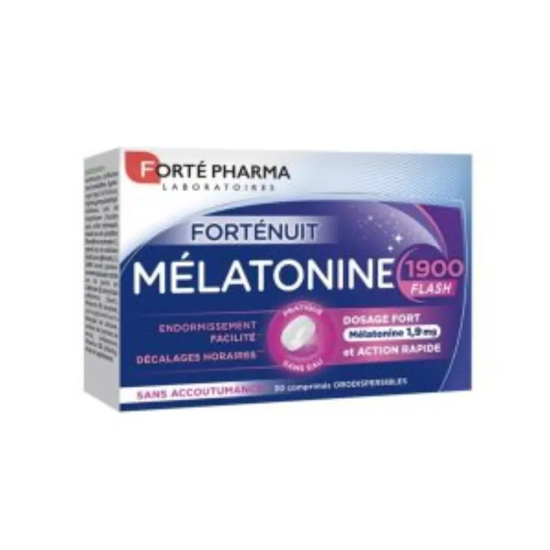 Forte Pharma Melatonine 1900 Flash 30 Comprimes –  | Parasativa Maroc