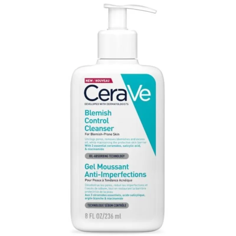 CeraVe Gel Moussant Anti-Imperfections | Peau Grasse à Tendance Acnéique | 236ml –  | Parasativa Maroc