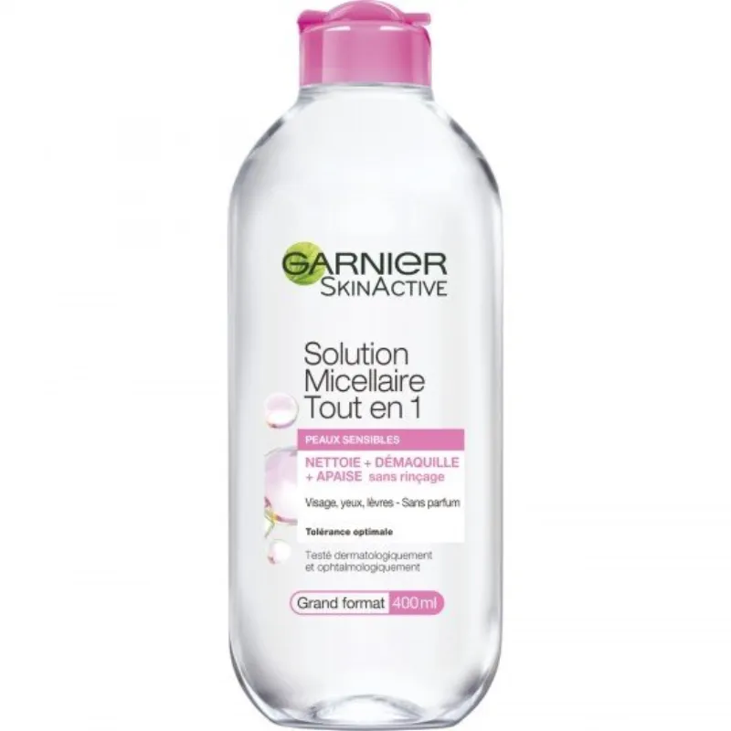 Garnier SkinActive – Eau micellaire peaux sensibles – 400ml –  | Parasativa Maroc