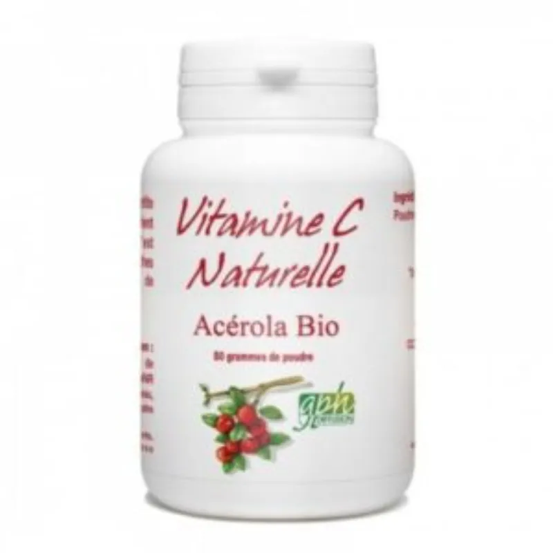 GPH Acerola Vitamine C Poudre 50g –  | Parasativa Maroc