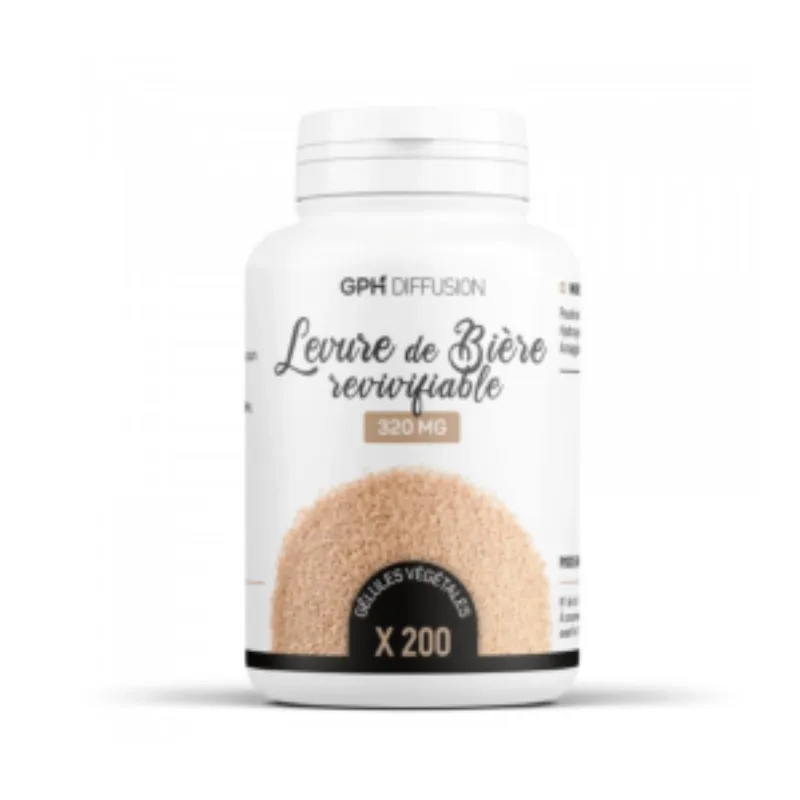 GPH Diffusion Levure de Biere Revivifiable 200 Gelules –  | Parasativa Maroc