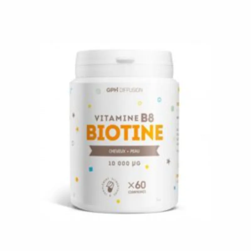 GPH Vitamine B8 Biotine 60 Comprimes –  | Parasativa Maroc