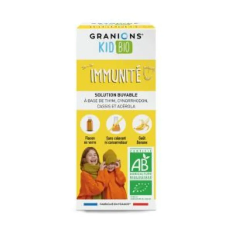 GRANIONS Kids Bio Immunite Sirop 125ml –  | Parasativa Maroc