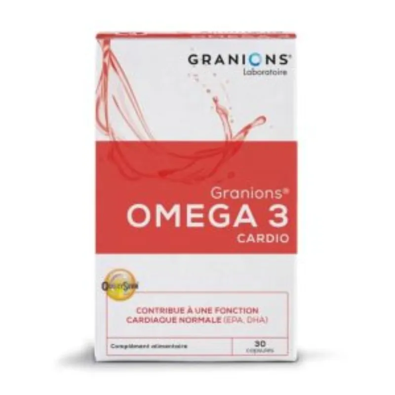 GRANIONS Omega 3 Cardio B30 Gelules –  | Parasativa Maroc