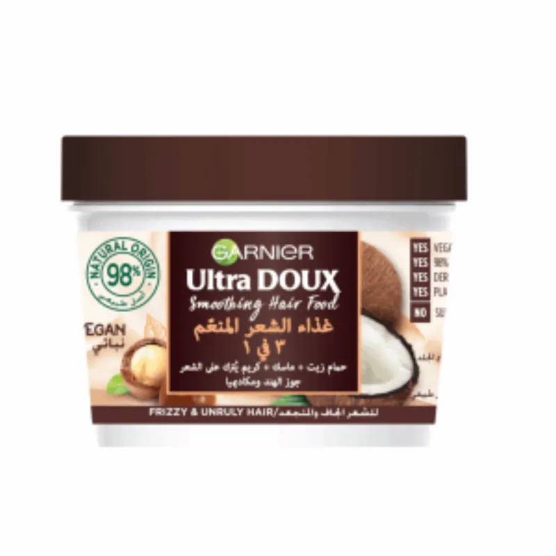 Garnier Ultra Doux Hair Food Macadamia 390ml –  | Parasativa Maroc