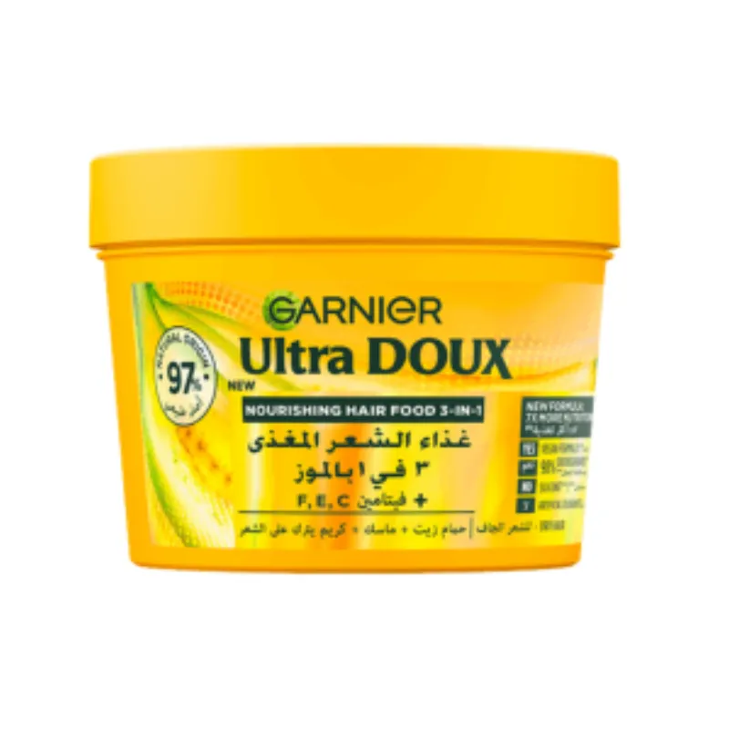 Garnier Ultra Doux Hair Food Banane 390ml –  | Parasativa Maroc