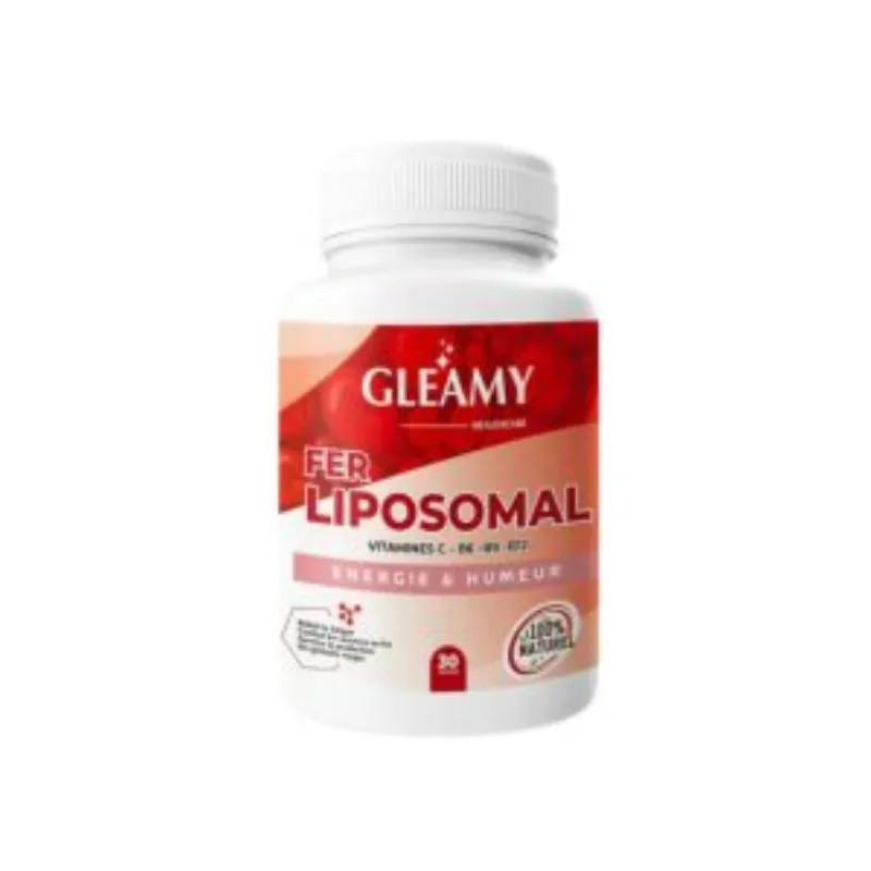 Gleamy Fer Liposomal 30 Gelules –  | Parasativa Maroc