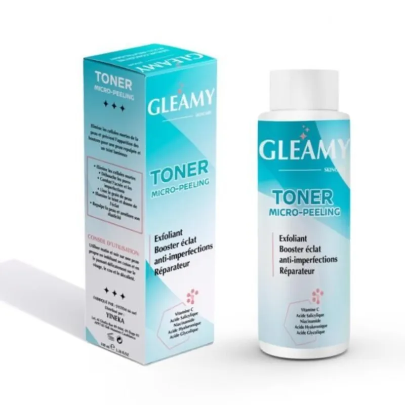 Gleamy Toner Micro-Peeling 100ml –  | Parasativa Maroc