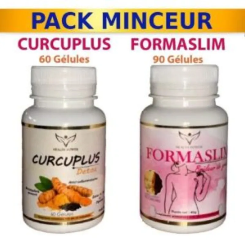 Health Power Curcuplus 60 Gelules+Formaslim 90 Gelules PACK –  | Parasativa Maroc