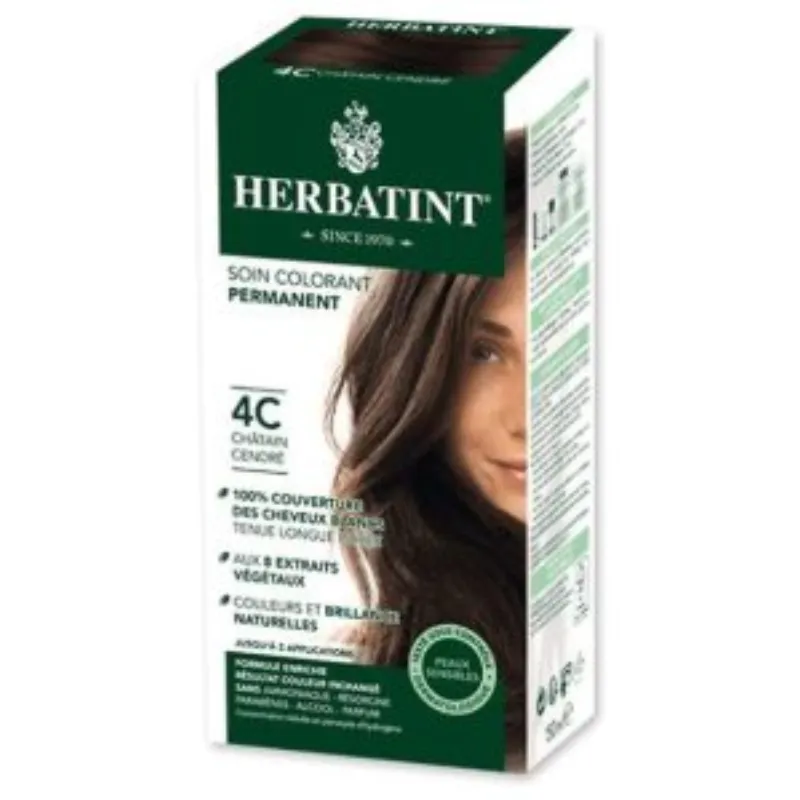 Herbatint 4C Chatain Cendre 150ml –  | Parasativa Maroc