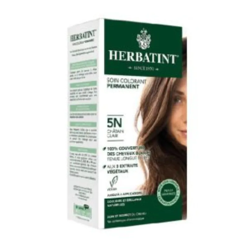 Herbatint Soin Colorant Permanent 5N Chatain Clair –  | Parasativa Maroc