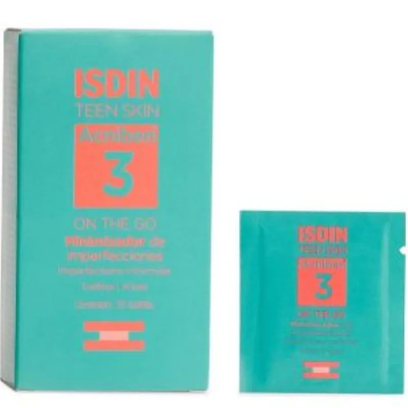 ISDIN Teen Skin Acniben 3 On The Go Minimiseur d’Imperfections 30 Unités –  | Parasativa Maroc