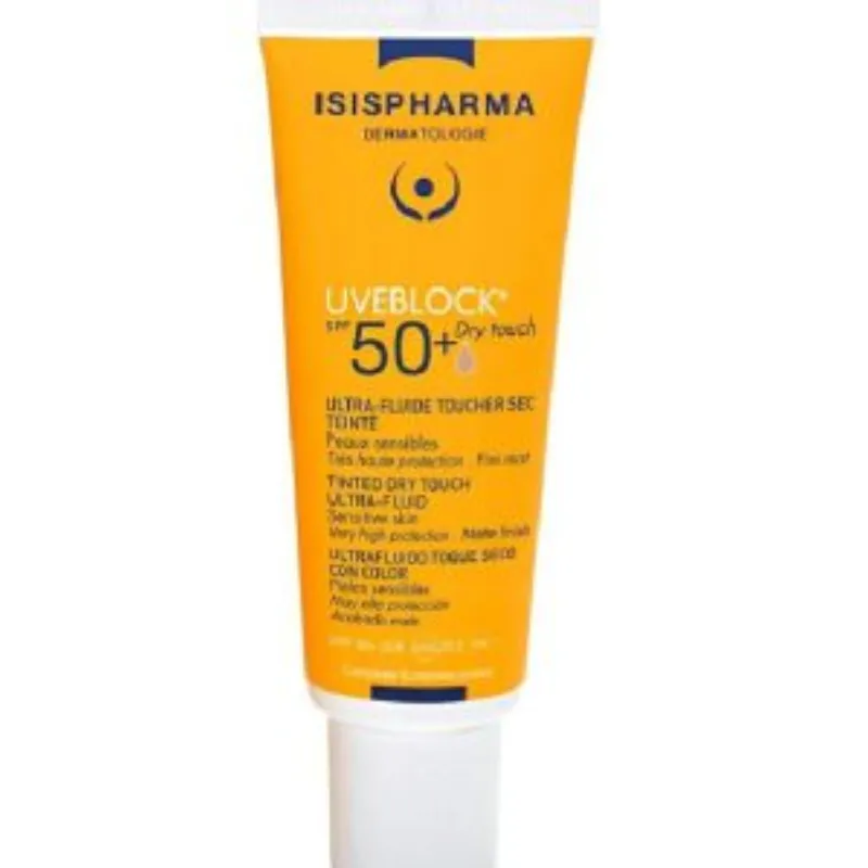 ISISPHARMA Uveblock Dry touch Teinte medium spf50+ 40ml –  | Parasativa Maroc