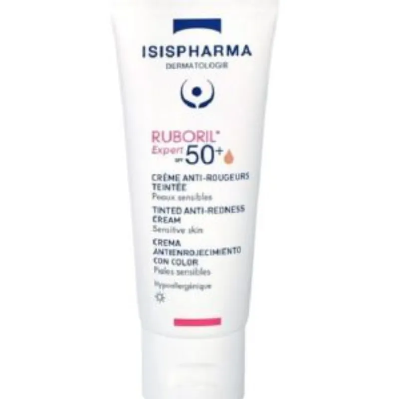 ISISPHARMA RUBORIL Expert SPF50+ Crème Anti Rougeurs Teintée 40ml –  | Parasativa Maroc