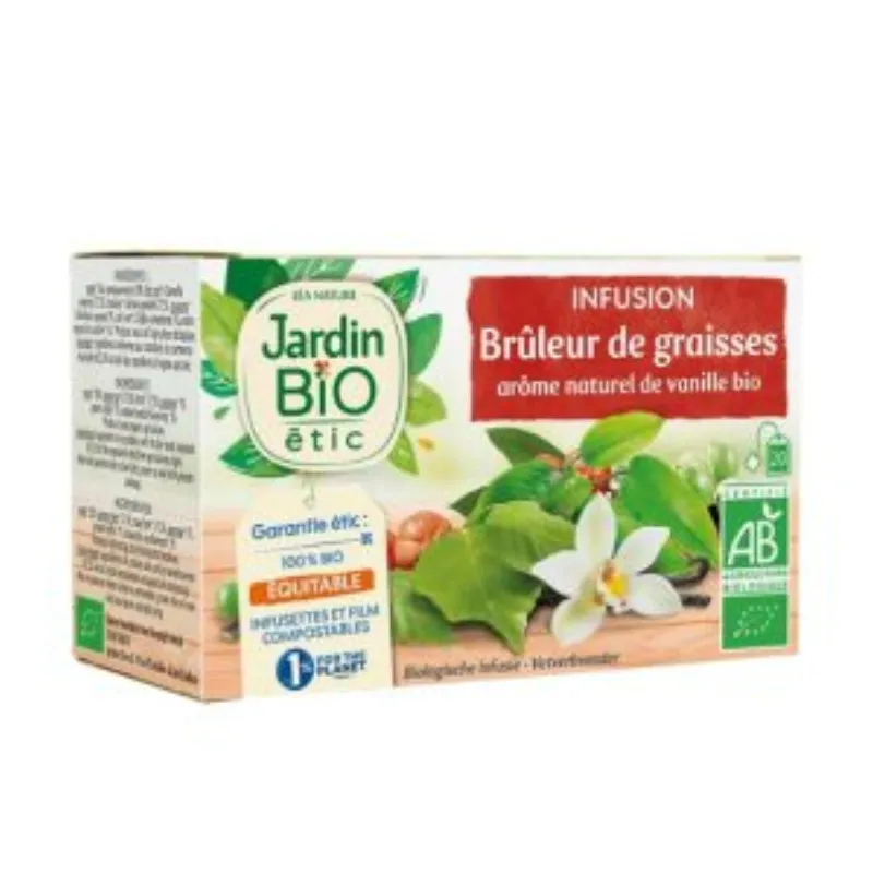 JARDIN BIO INFUSION BRULEUR DE GRAISSES 20 SACHET –  | Parasativa Maroc