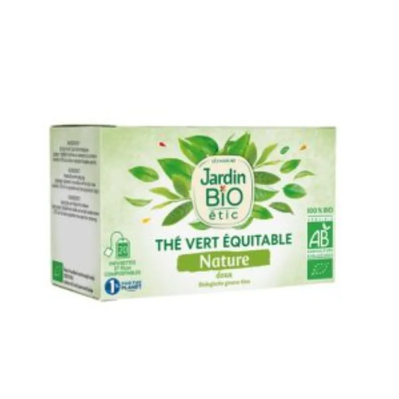 JARDIN BIO INFUSION THE VERT NATURE DOUX 20 SACHET –  | Parasativa Maroc