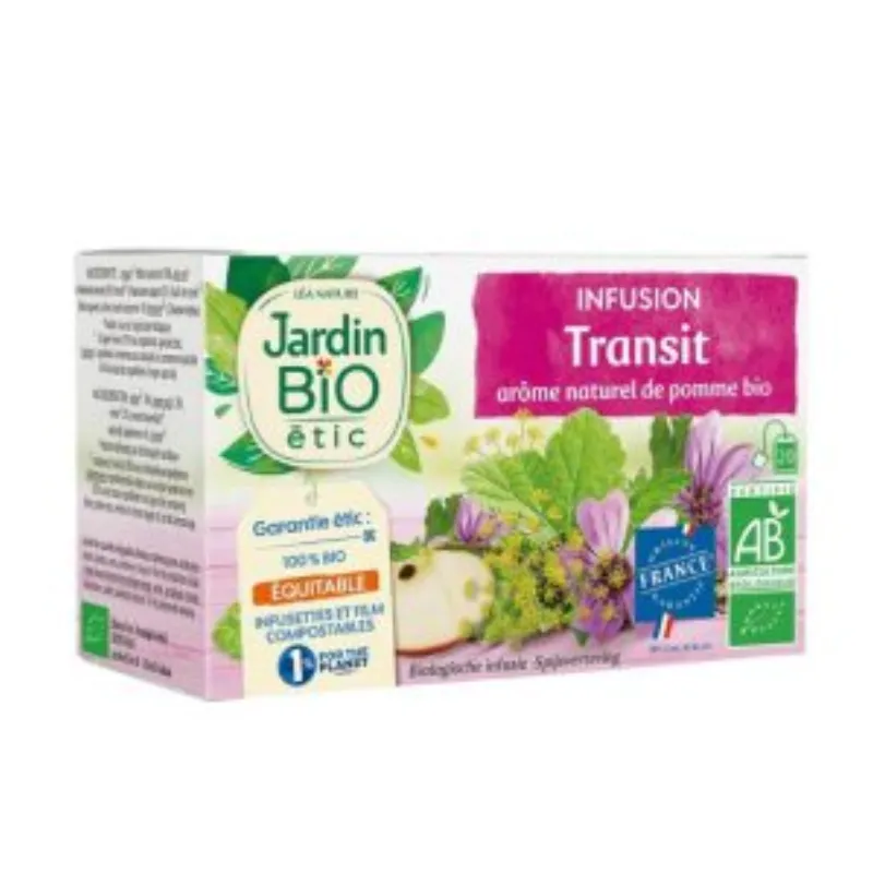 JARDIN BIO INFUSION TRANSIT INTESTINAL 20 SACHET –  | Parasativa Maroc