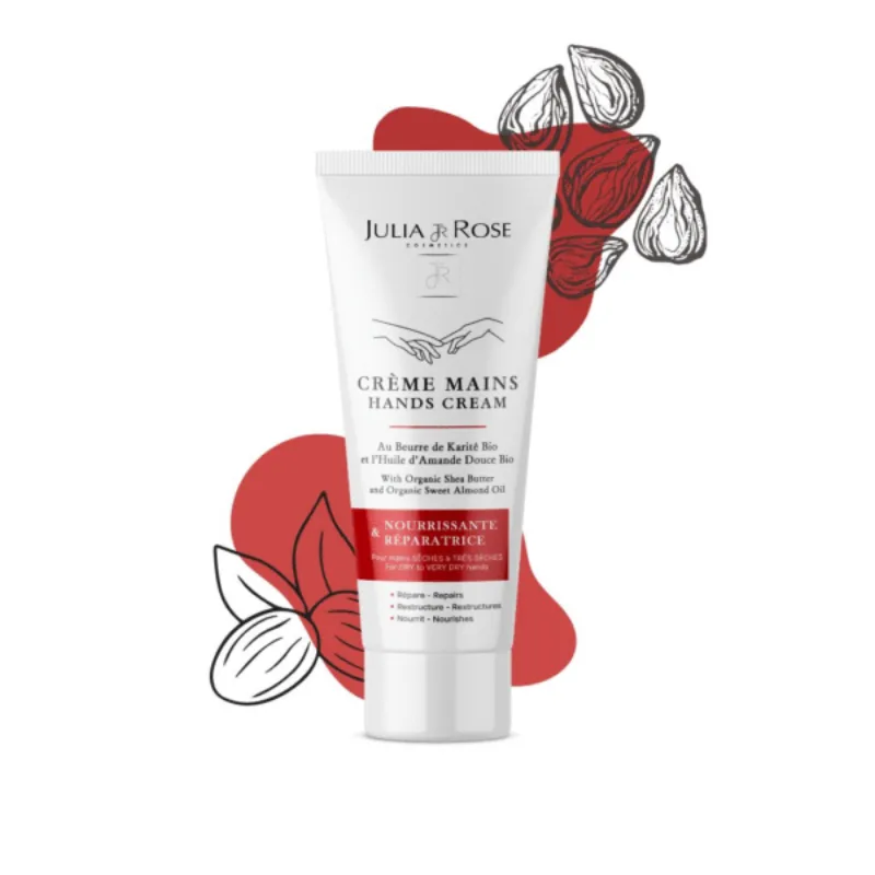 Julia & Rose Creme Mains Seches a Tres Seches 50ml –  | Parasativa Maroc