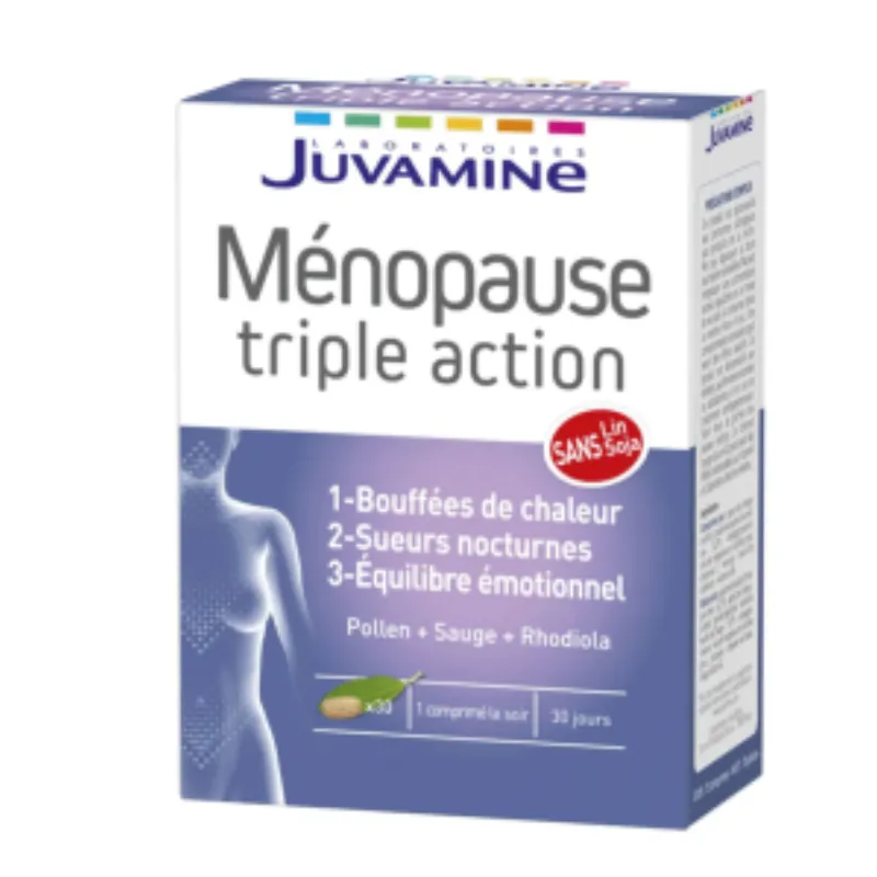 Juvamine Menopause 30 Comprimes –  | Parasativa Maroc