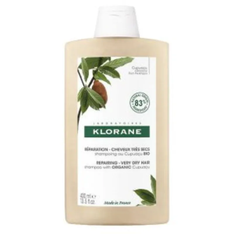 Klorane – Shampoing Réparation au Cupuaçu BIO – Cheveux très secs 400 ml –  | Parasativa Maroc