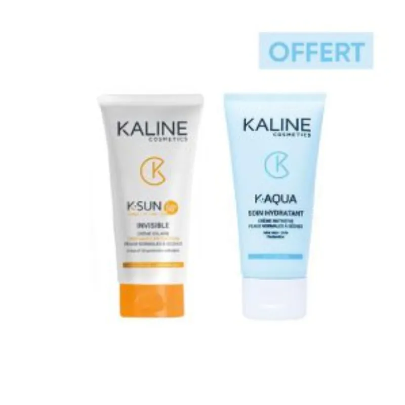 Kaline Ecran Invisible 50ml + k.aqua soin hydratant pack –  | Parasativa Maroc