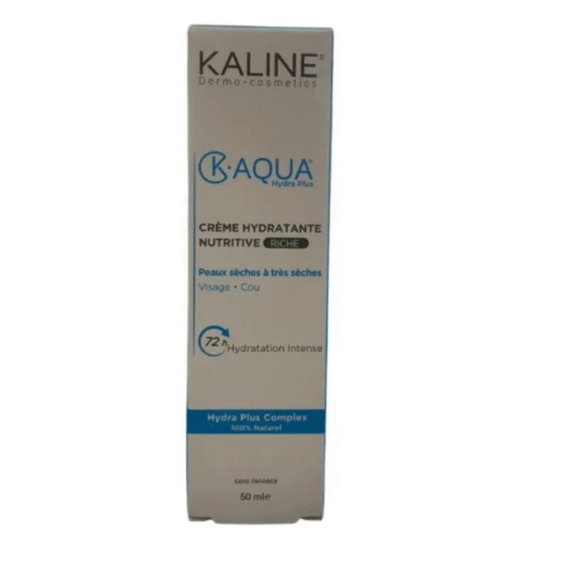 Kaline K.Aqua Creme Hydratante Nutritive Riche Peaux Seches Et Tres Seches 50ml –  | Parasativa Maroc