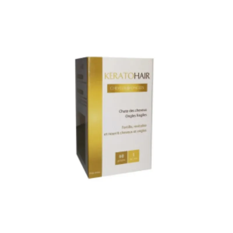 Keratohair Cheveux & Ongles 60 Gelules –  | Parasativa Maroc
