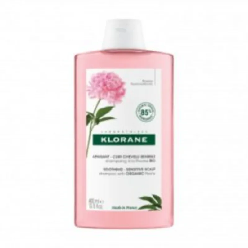 KLORANE APAISANT Shampoing Anti-irritation et Protecteur à la Pivoine BIO 400 ml –  | Parasativa Maroc