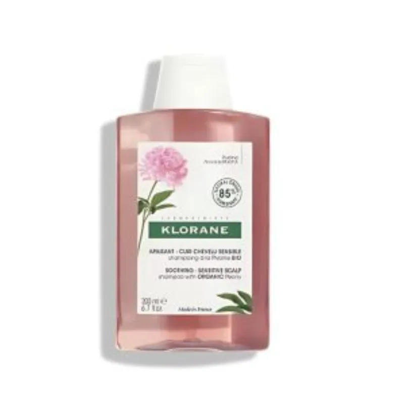 KLORANE APAISANT Shampoing Anti-irritation et Protecteur à la Pivoine BIO 200 ml –  | Parasativa Maroc