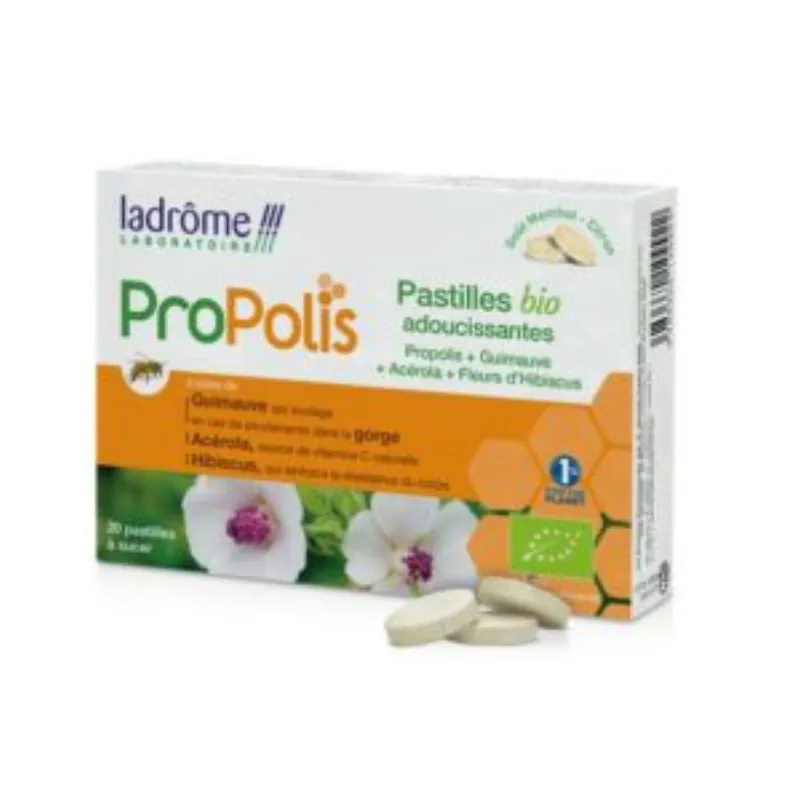 LADROME PROPOLIS ADOUCISSANTES 20 PASTILLES –  | Parasativa Maroc