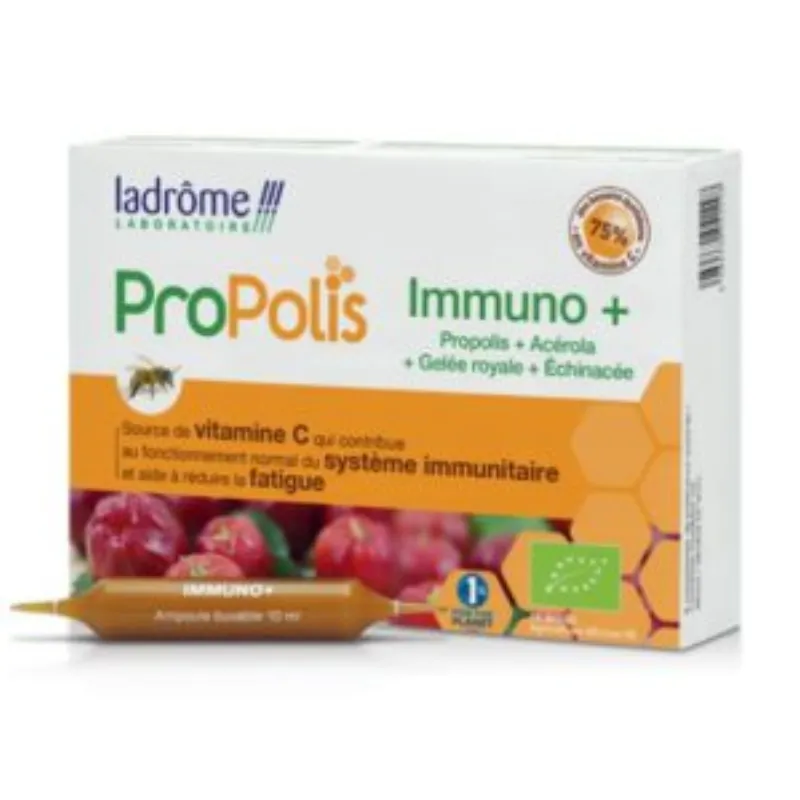 LADROME PROPOLIS & IMMUNO+ 20 AMPOULES –  | Parasativa Maroc