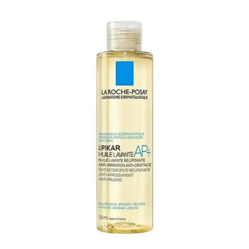 La Roche-Posay Lipikar Huile Lavante AP+ Peau Sèche et Eczéma Atopique | 200ml –  | Parasativa Maroc